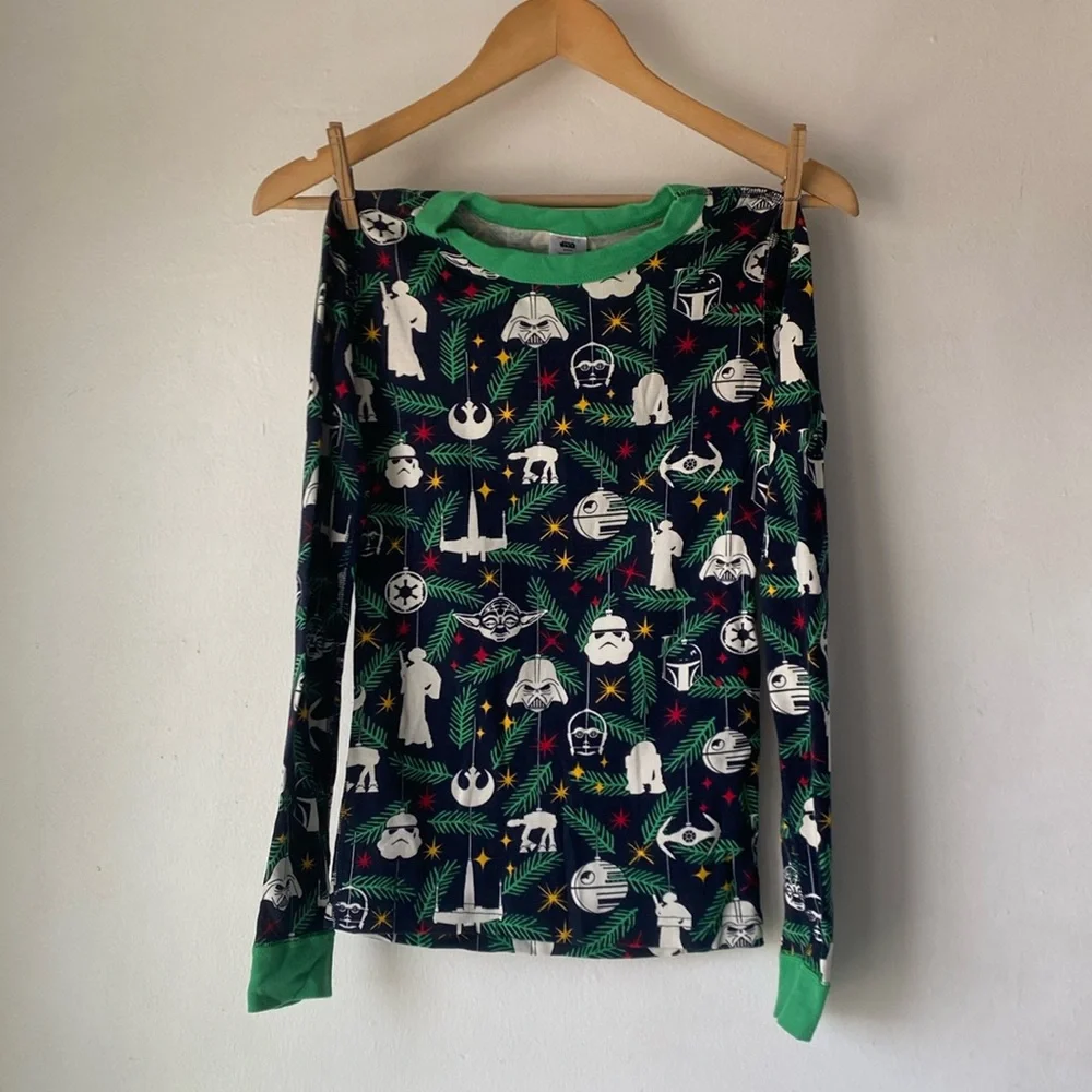 Hanna Andersson Star Wars 12 Holiday Pajama Top